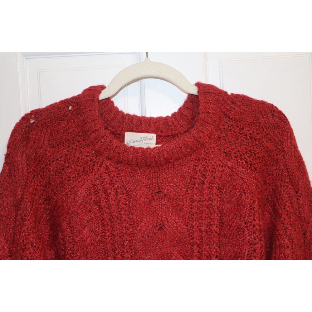 Universal Thread Vibrant Red Knit Pullover - image 4